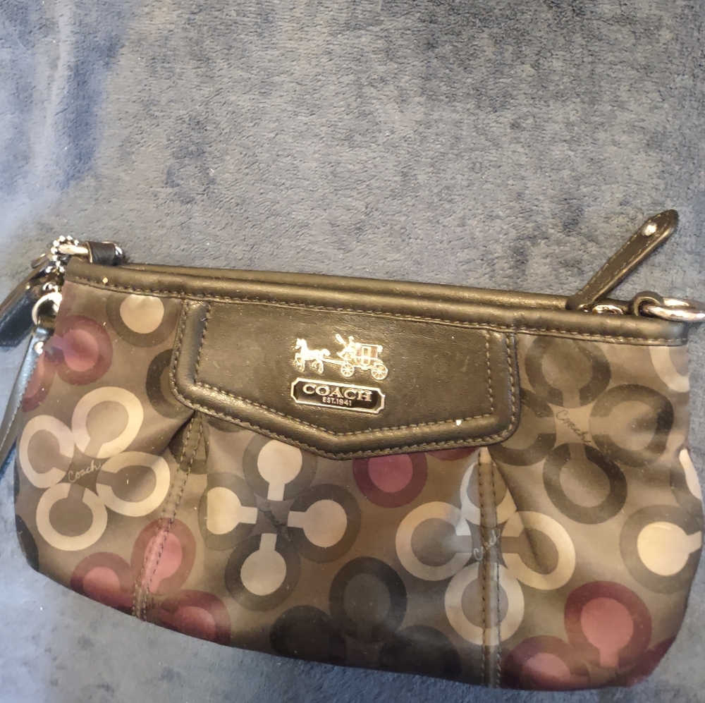 Coach clutch purse